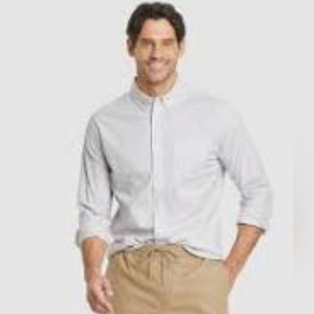 Man, Slim Fit Leeve Button Down